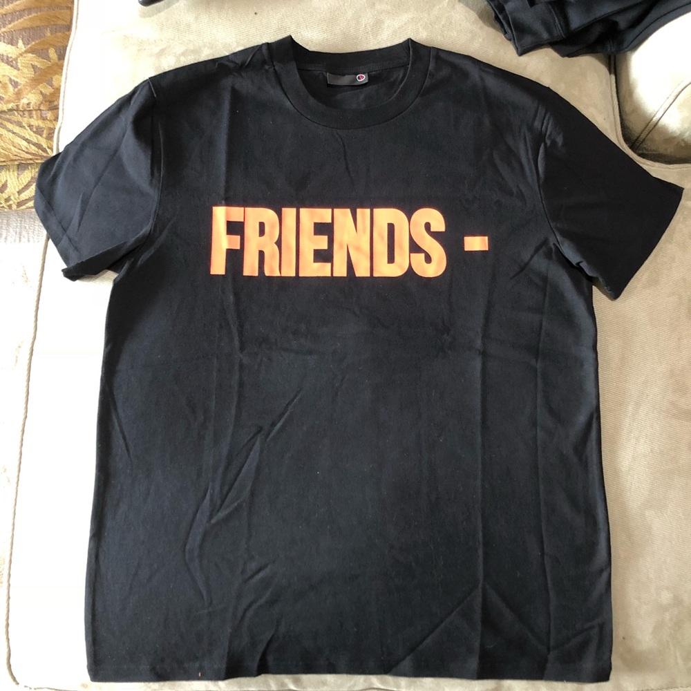 VLONE Friends Black Tee